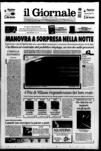 Il giornale : quotidiano del mattino